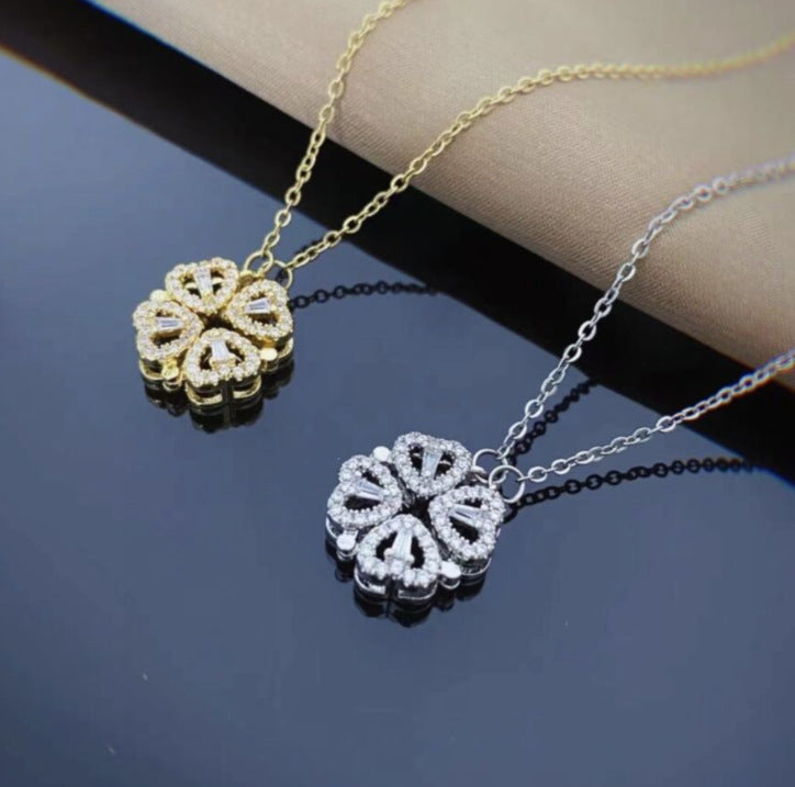 GemGlamor™ Ciondolo a Forma di Fiore / Guadrifoglio